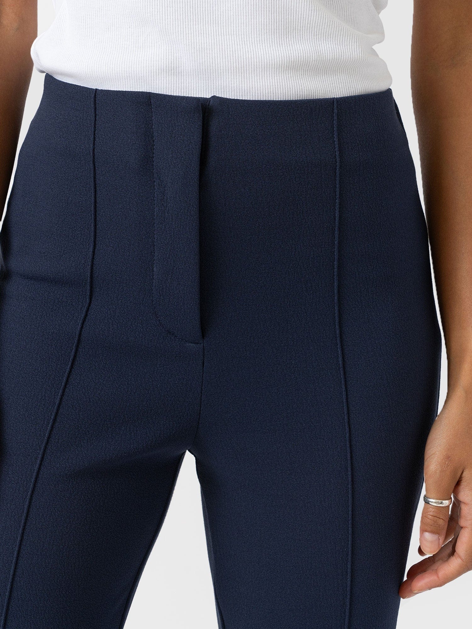 Freya Flared Pants - Navy - Women's Pants | Saint + Sofia USA